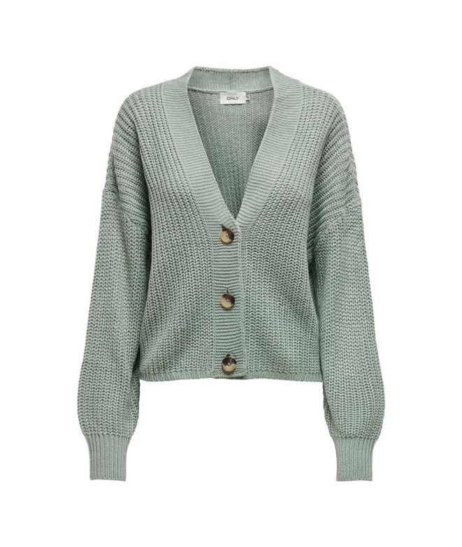 Casaco Only carol Nice Cardigan Chinois Verde Mulher