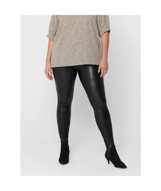 Mallas Only Carrool Coated Black Mujer