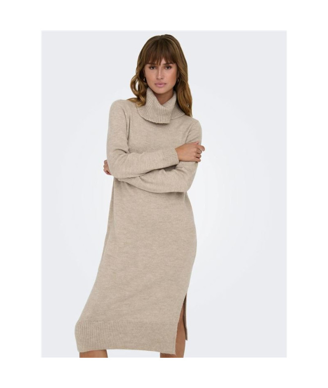 Vestido Only Onlbrandie Roll Pumice Stone Mujer