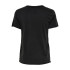 Camiseta Only lucy Reg S/S Preto Mulher