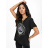 Camiseta Only lucy Reg S/S Preto Mulher