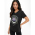 Camiseta Only lucy Reg S/S Preto Mulher