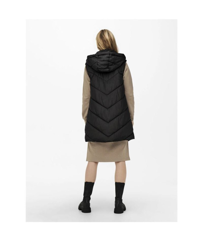 Gilet Only Acolchado Padded Forest Night Femme
