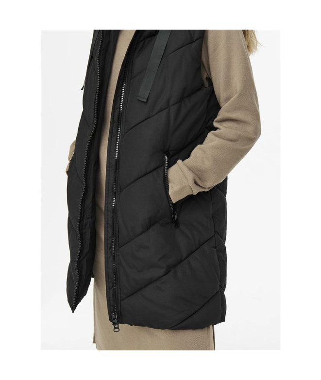 Gilet Only Acolchado Padded Forest Night Femme