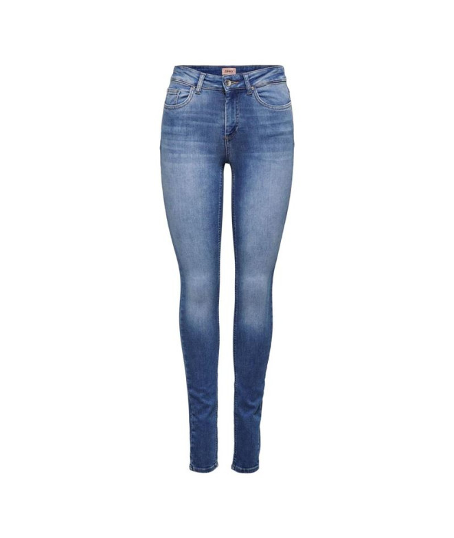 Jeans Only blush Mid Skinny Rea12187 Medium Blue Denim Femme