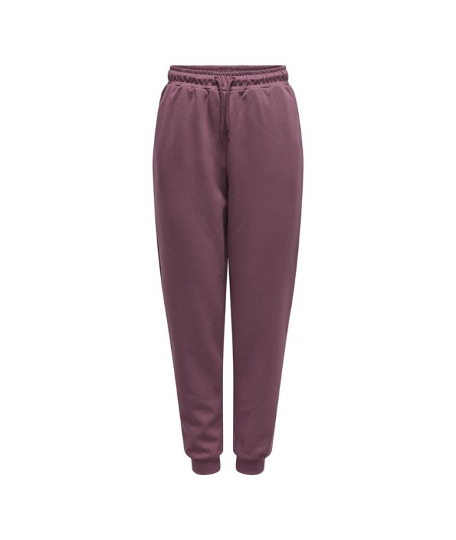 Pantalon Only Onplounge Hw Eggplant Femme