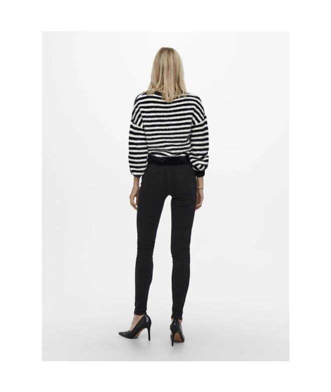 Jersey Only Punto Black Mujer