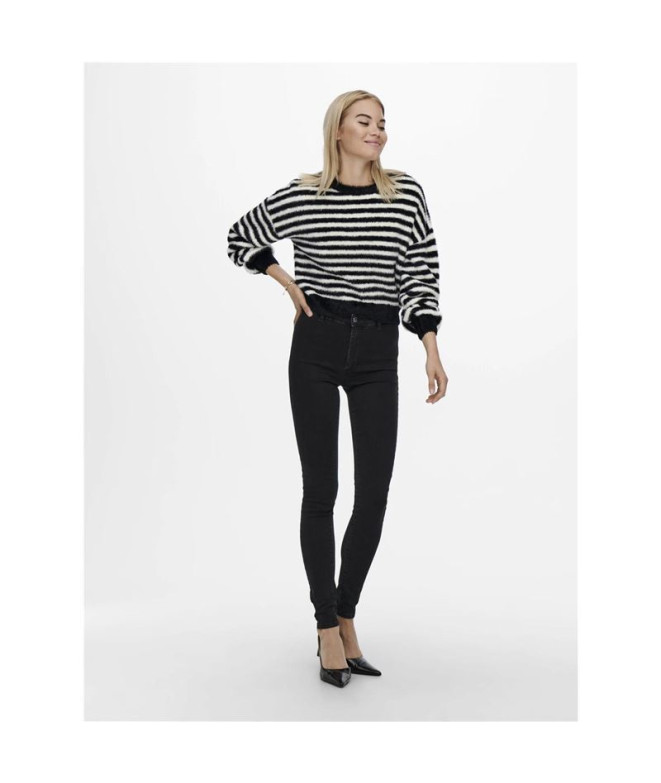 Jersey Only Punto Black Mujer