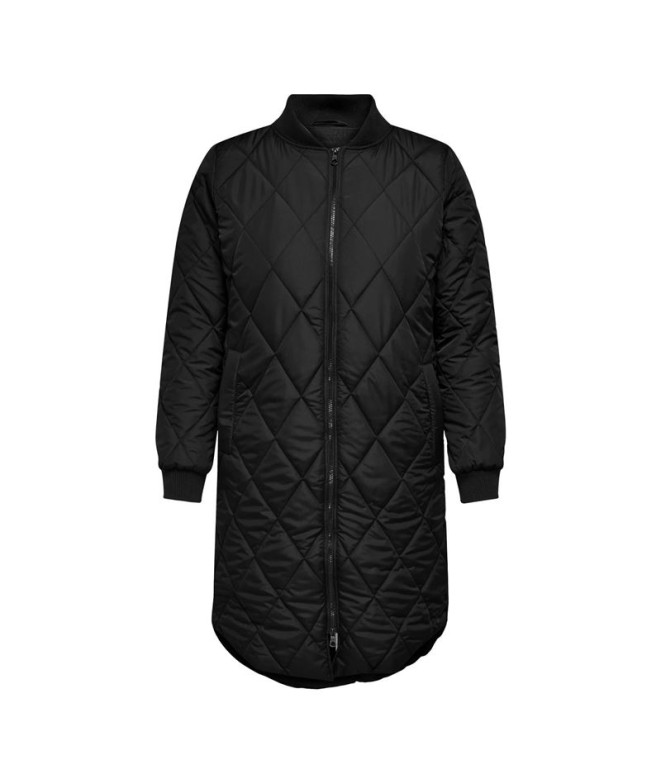 Veste Only Carcarrot NewLong Quilt Noir Femme