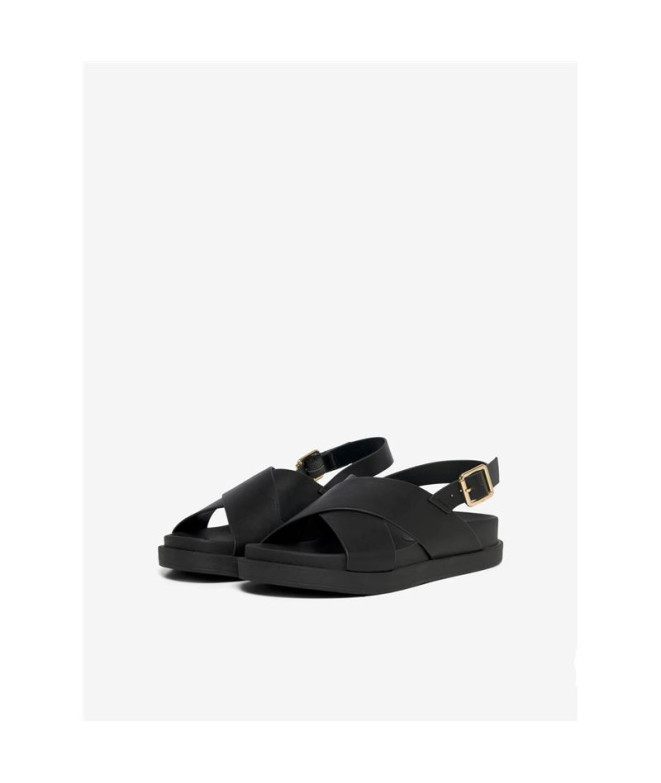 Sandalias Only minnie-2 Pu Slingback Black Mujer