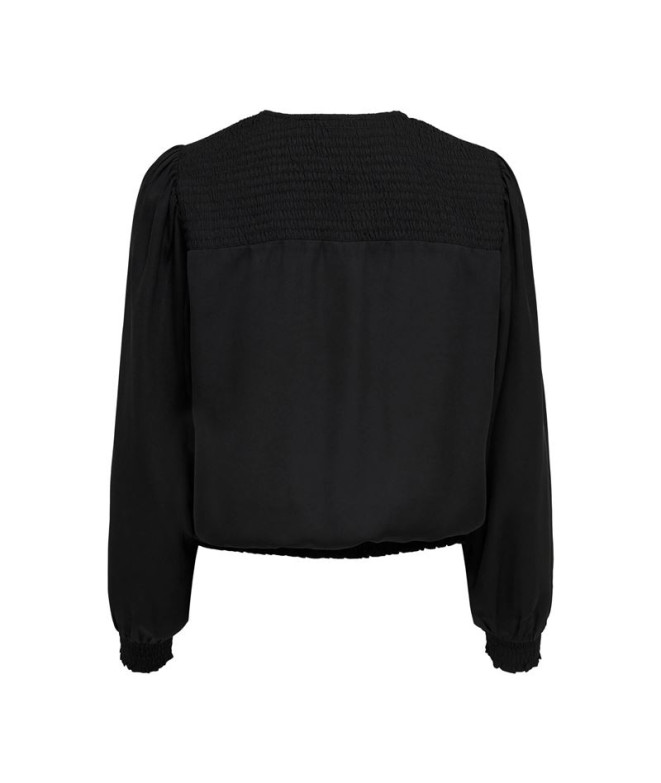 Blusa Only tiana Smock Black Mujer