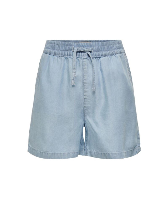 Calça Menina Only Kogpema Dnm Ganga Azul Claro