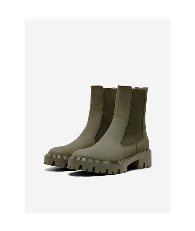 Botas Only betty-6 ochrome Pu Forest Green Mulher