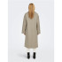 Veste Only manteau oversize Wembley Weathered Teak Femme