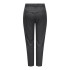 Pantalón Only poptrash-Naja Fine Stripe Dark Grey Melange Mujer