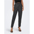 Pantalón Only poptrash-Naja Fine Stripe Dark Grey Melange Mujer