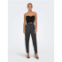 Pantalón Only poptrash-Naja Fine Stripe Dark Grey Melange Mujer