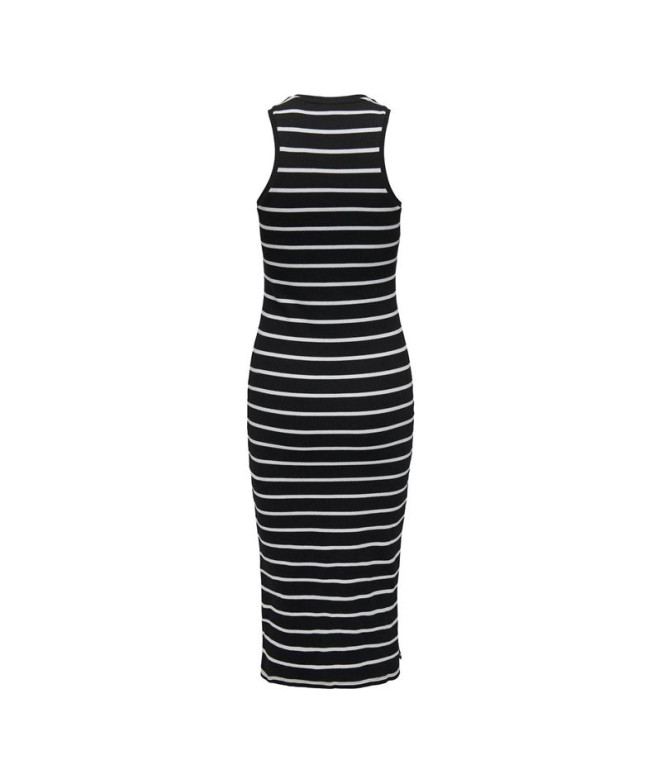 Vestido Only Onlbelfast Stripe S/L Mididress...