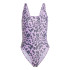 Fato de banho Natação adidas Mulher from Essentials Fato de banho com costas em U com estampado animal Roxo