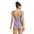 Fato de banho Natação adidas Mulher from Essentials Fato de banho com costas em U com estampado animal Roxo
