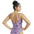 Fato de banho Natação adidas Mulher from Essentials Fato de banho com costas em U com estampado animal Roxo