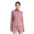 Moletom Running adidas Mulher de Own The Run Half-Zip Rosa