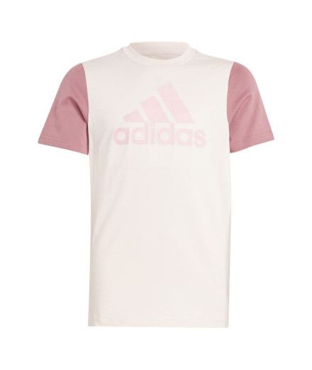 Camiseta adidas Essentials Big Logo Colorblock Cotton...