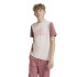 Camiseta adidas Infantil Essentials Big Logo Colorblock Cotton Rosa