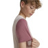 Camiseta adidas Infantil Essentials Big Logo Colorblock Cotton Rosa