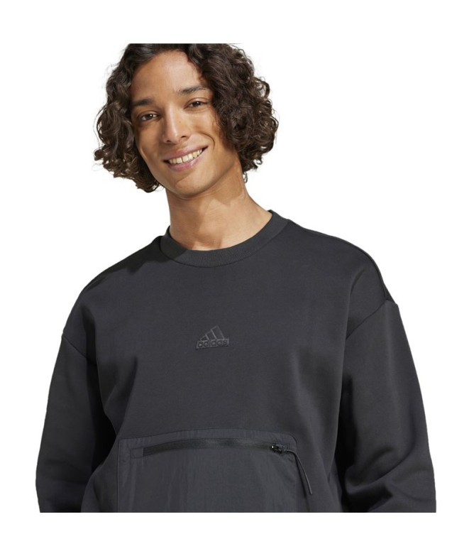 Sweat adidas Homme Polaire City Es e Noir
