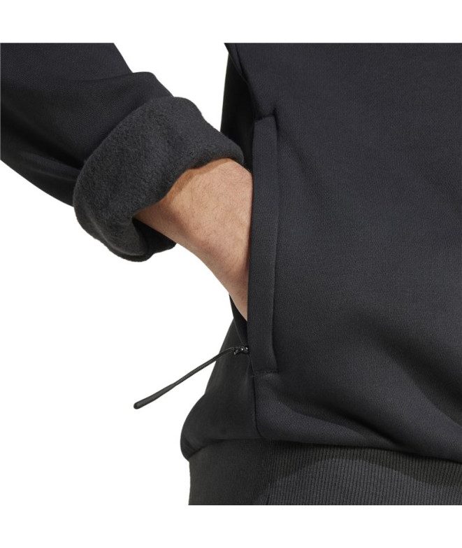 Moletom adidas Homem City Es e Fleece Preto