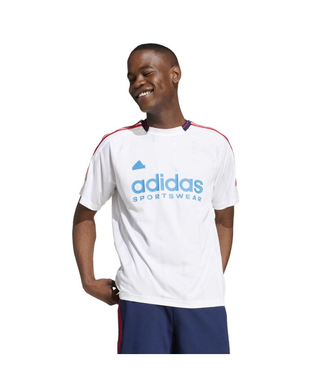 Camiseta adidas Pack Homem Tiro Nations Branco
