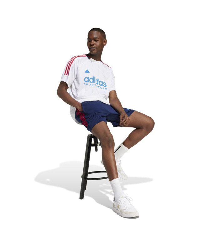 Camiseta adidas Pack Homem Tiro Nations Branco