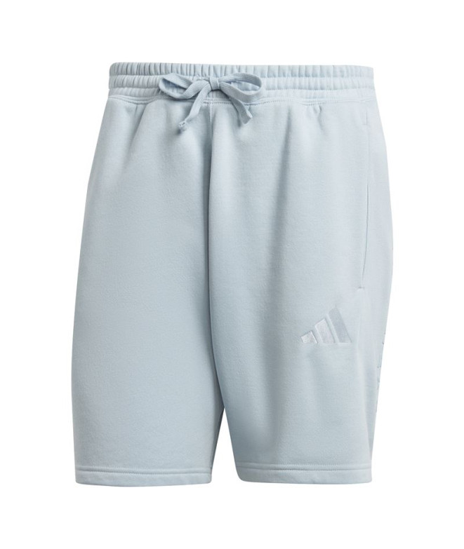 Pantalones adidas All Szn Fleece Graphic Short Hombre Azul