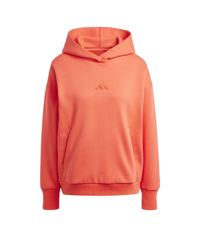 Sweat adidas Femme All Szn Fleece Loose Hoodie Red