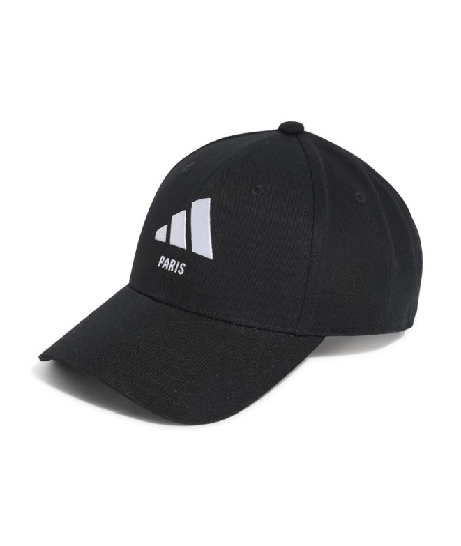 Boné adidas Bola de algodão preto/branco