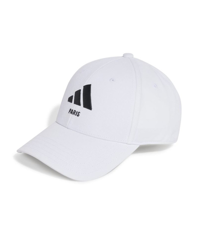 Boné adidas Bola de algodão branco/preto