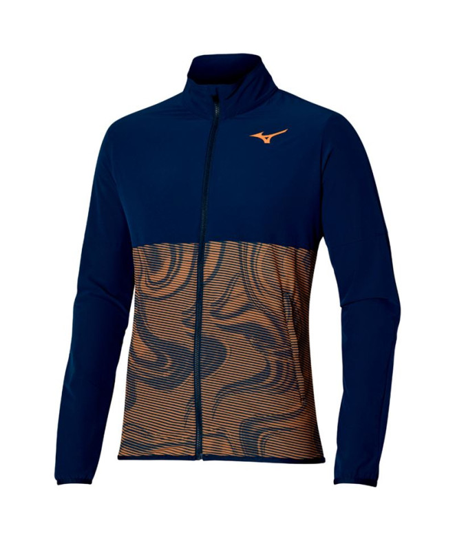Chaqueta De Pádel Mizuno Charge Printed Hombre Azul