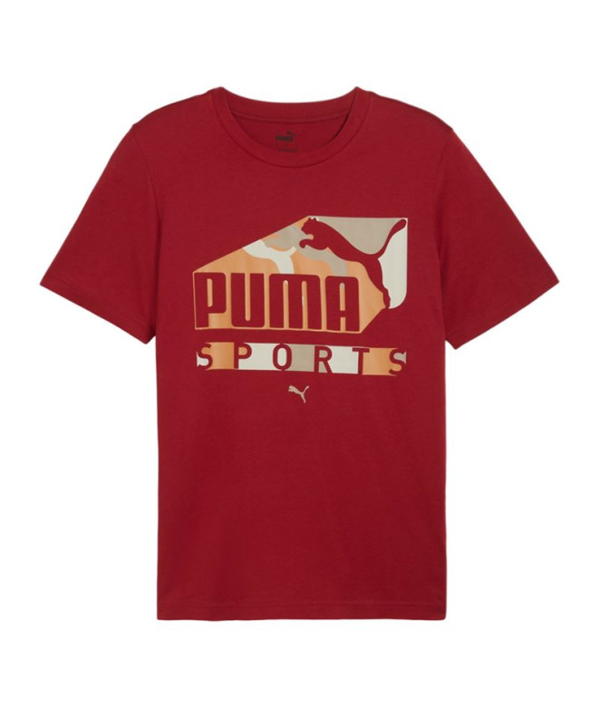 Camiseta Casual Puma Graphics Puma Sports Homem