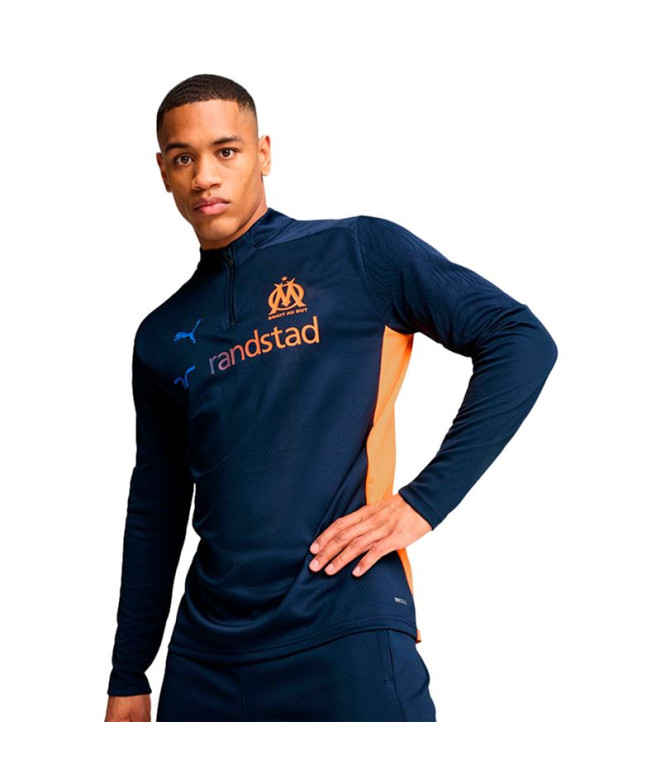 Sweat Football Haut de Puma Om Training 1/4 Zip Homme