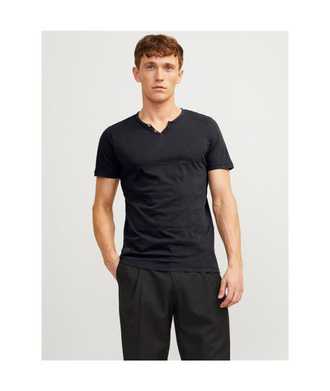 T-shirt Jack & Jones split Homme Noir