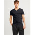 Camiseta Jack & Jones split Hombre Black