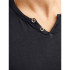 Camiseta Jack & Jones split Hombre Black