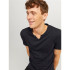 Camiseta Jack & Jones split Hombre Black