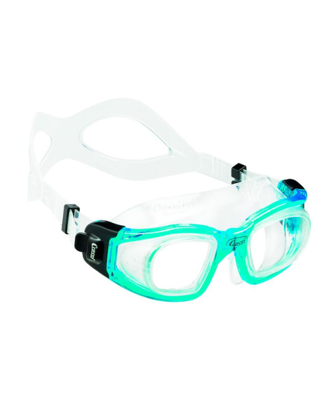 Gafas de buceo Cressi Galileo Glass Aguamarina