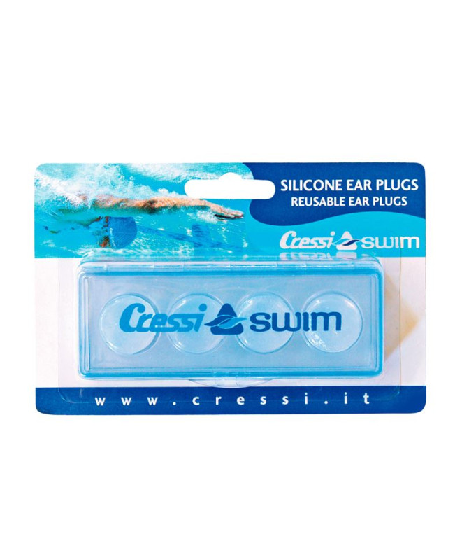 Tapón de oidos Cressi Silicona 4 unidades