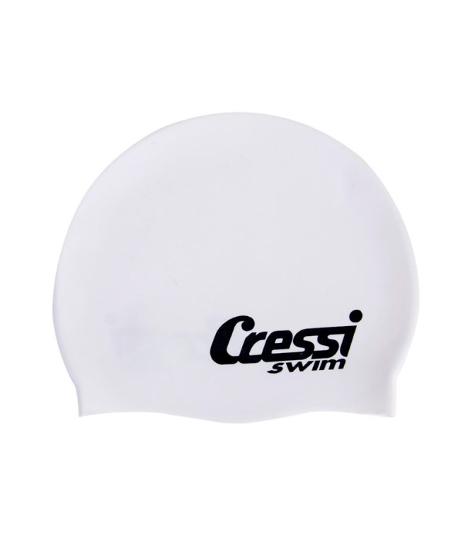 Bonnet natation de Cressi Silicone Blanc