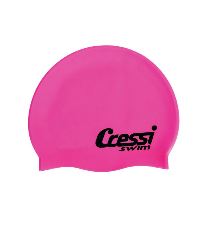 Bonnet natation de Cressi Silicone Rose