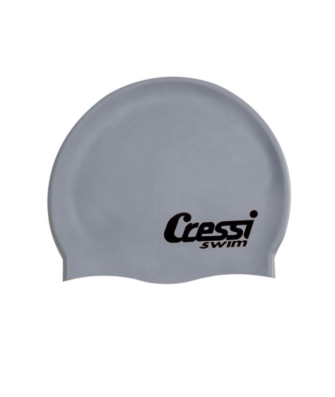 Gorro de natación Cressi Silicona Plata