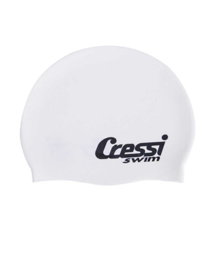 Boné de natação Cressi Silicona Infantil Branco